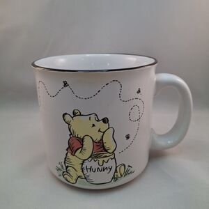 Winnie the Pooh Ceramic Mug - White with Yellow & Red